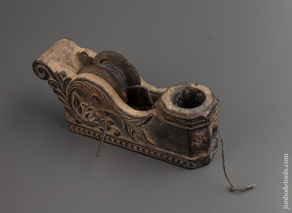 Lovely Japanese Sumitsubo Inkline with Lead Pot - 77838U