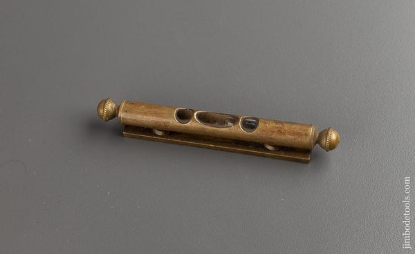 Beautiful Brass Three inch Finial Level - 77877U