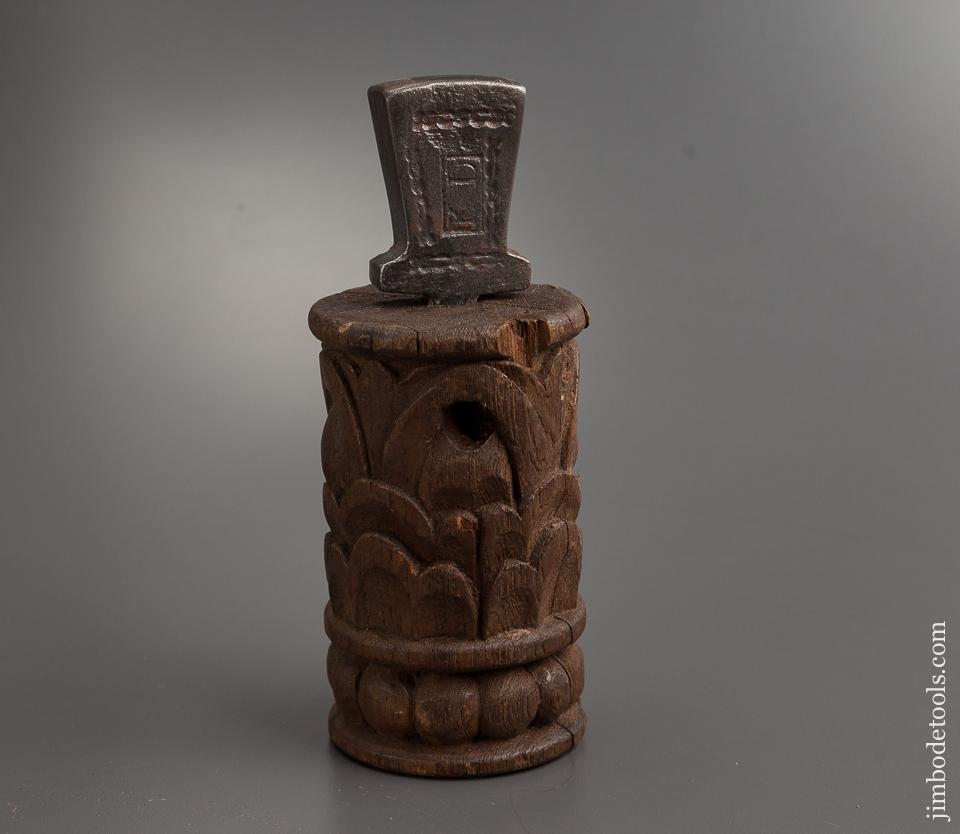 Elaborately Decorated Anvil on Carved Stump - 77892R