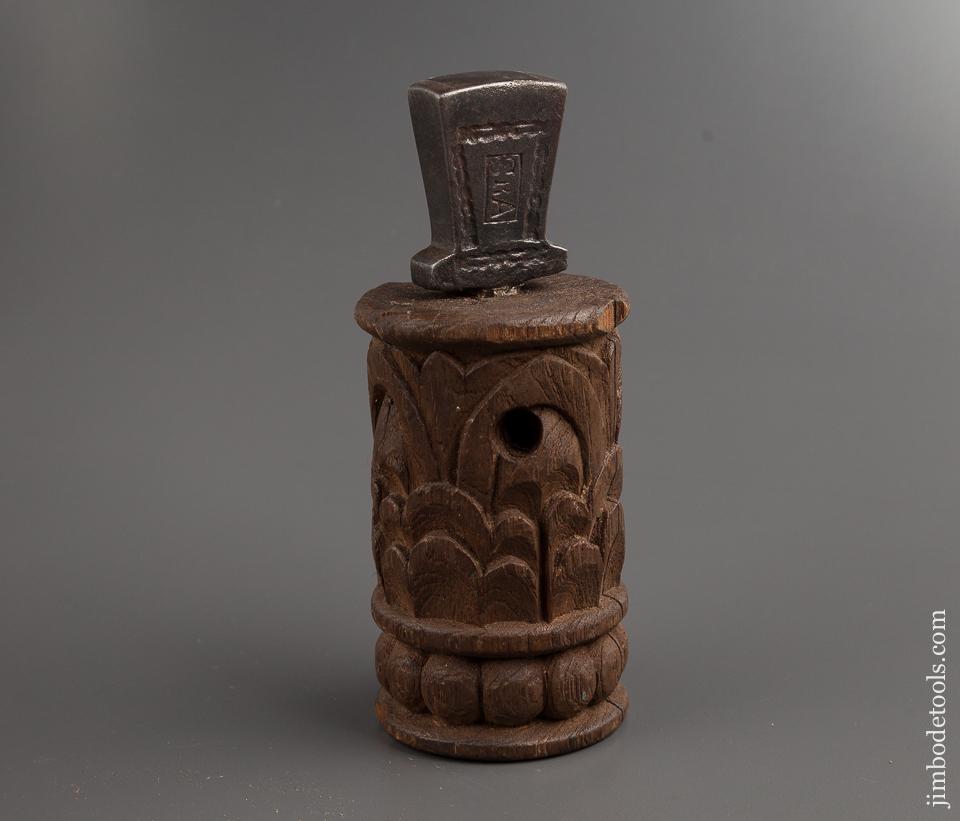 Elaborately Decorated Anvil on Carved Stump - 77892R