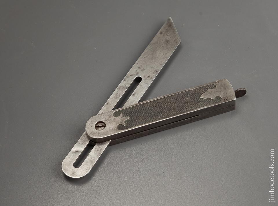 Rare & Fine! 8 inch BAILEY Patent March 19, 1872 Steel Bevel - 77902R