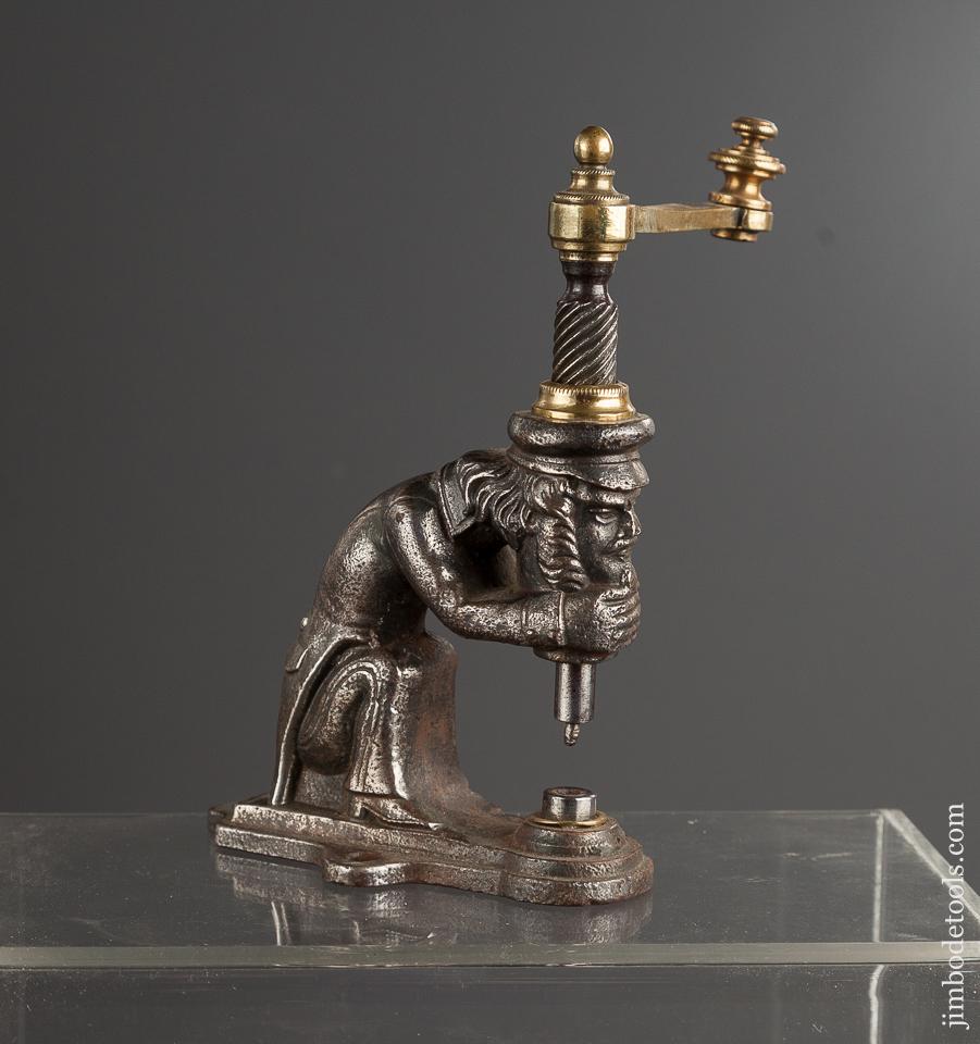Phenomenal! Figural French Leatherworker's Rivet Press - 77919R