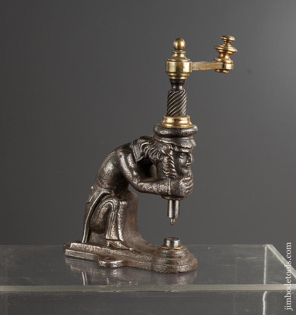 Phenomenal! Figural French Leatherworker's Rivet Press - 77919R