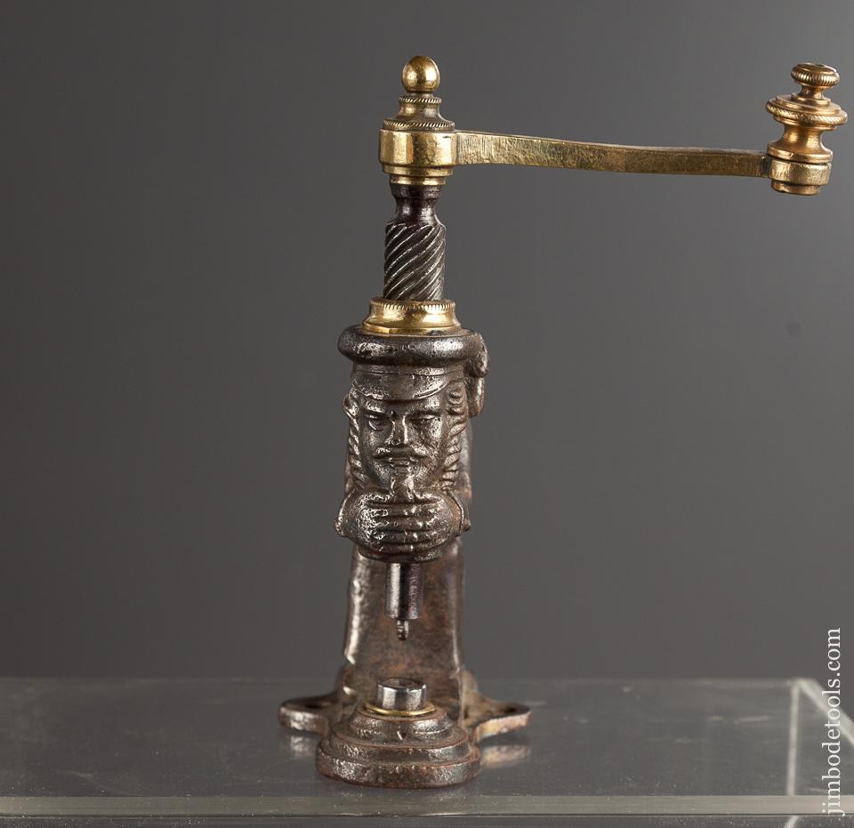 Phenomenal! Figural French Leatherworker's Rivet Press - 77919R
