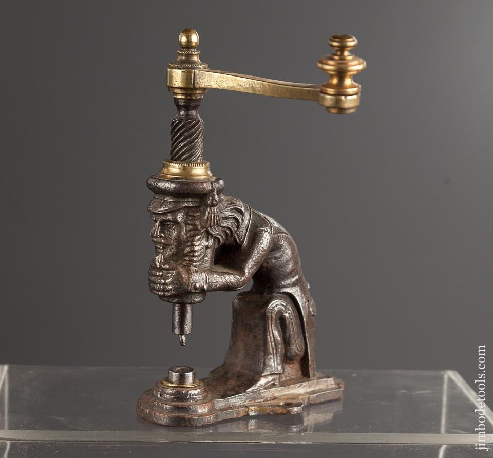Phenomenal! Figural French Leatherworker's Rivet Press - 77919R