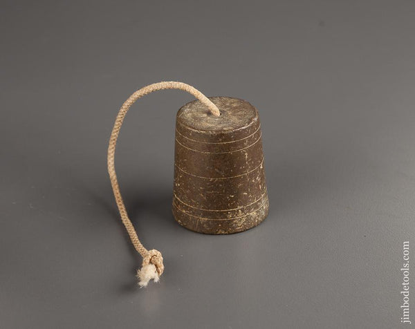18th Century 15 3/4 ounce Brass Plumb Bob - 77920R
