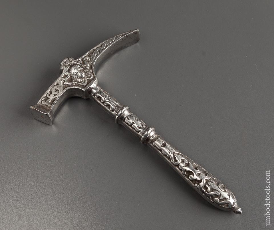 Fine 7 1/4 inch Ornate HENNIG Patent September 17, 1901 Hammer - 77921R
