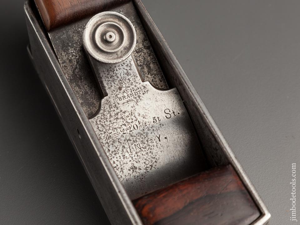 Rare! L. BRANDT NEW YORK CITY Miter Plane DOVETAILED! - 77925U