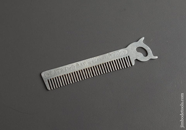 Four inch ATKINS Saw Advertising Comb - 77928U