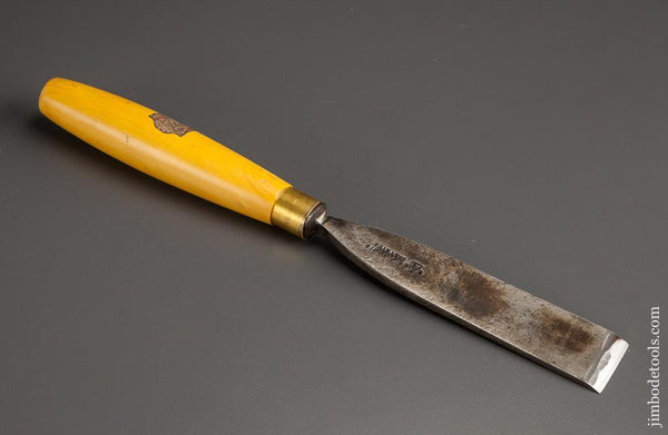 Fat! 1 1/8 x 10 7/8 inch ADDIS Boxwood Handled No. 1 Gouge - 77932