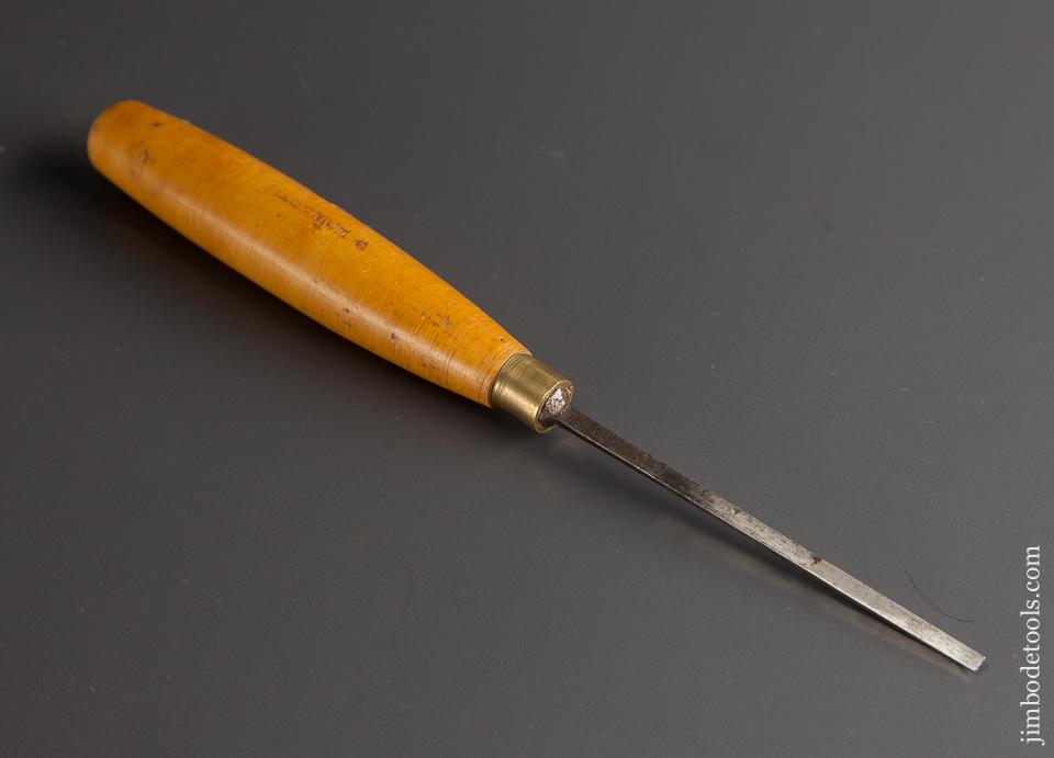 1/8 x 9 1/2 inch WORLD'S BEST Boxwood Handled Chisel with Decal - 77955