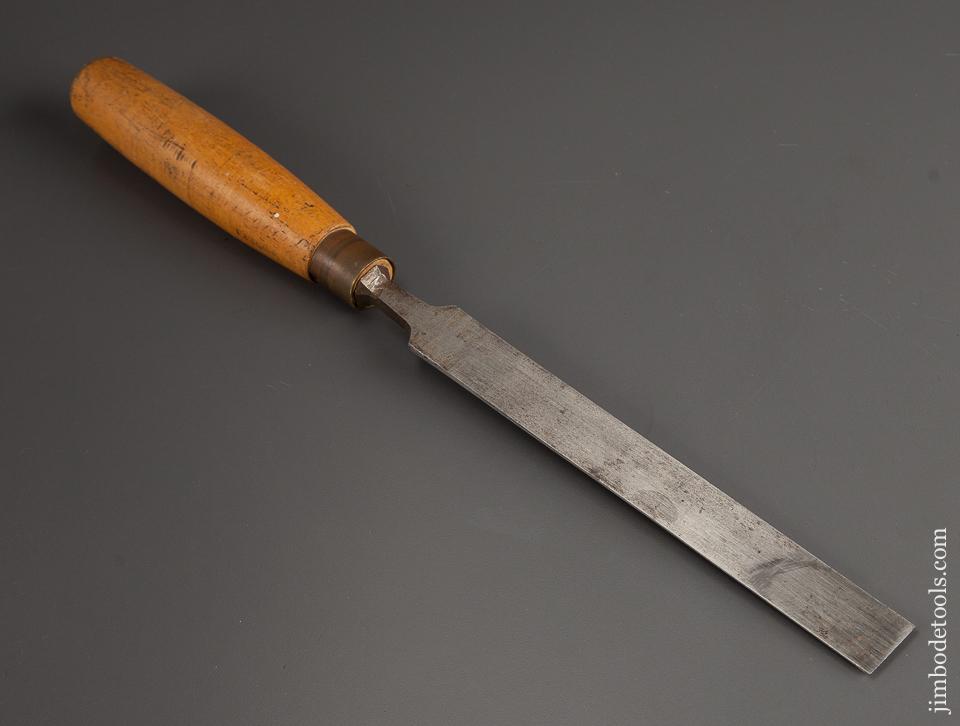 Long Thin SORBY 7/8 x 15 inch Boxwood Handled English Paring Chisel - 77960