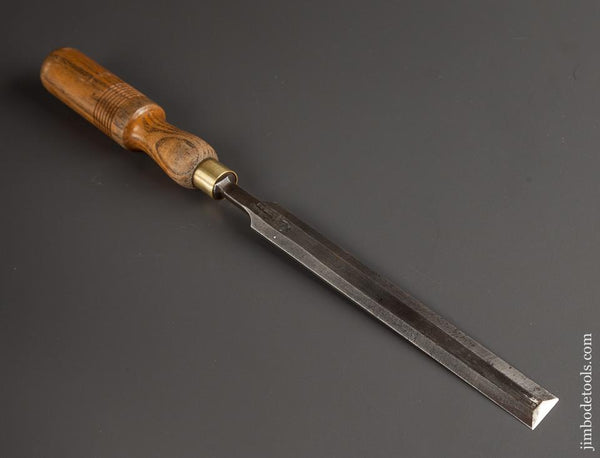 Long Thin 3/4 x 13 1/2 inch Ash Handled HEARNSHAW English Paring Chisel - 77963