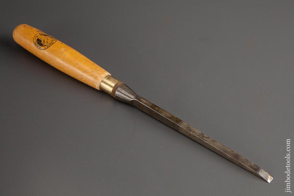 FINE 1/4 x 12 1/2 inch I. SORBY Boxwood Handled Mortise Chisel - 77608