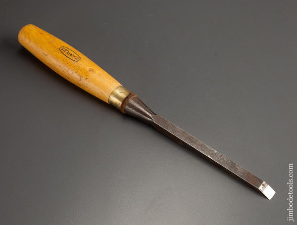 FINE 3/8 x 12 inch MARPLES Boxwood Handled Mortise Chisel - 77980