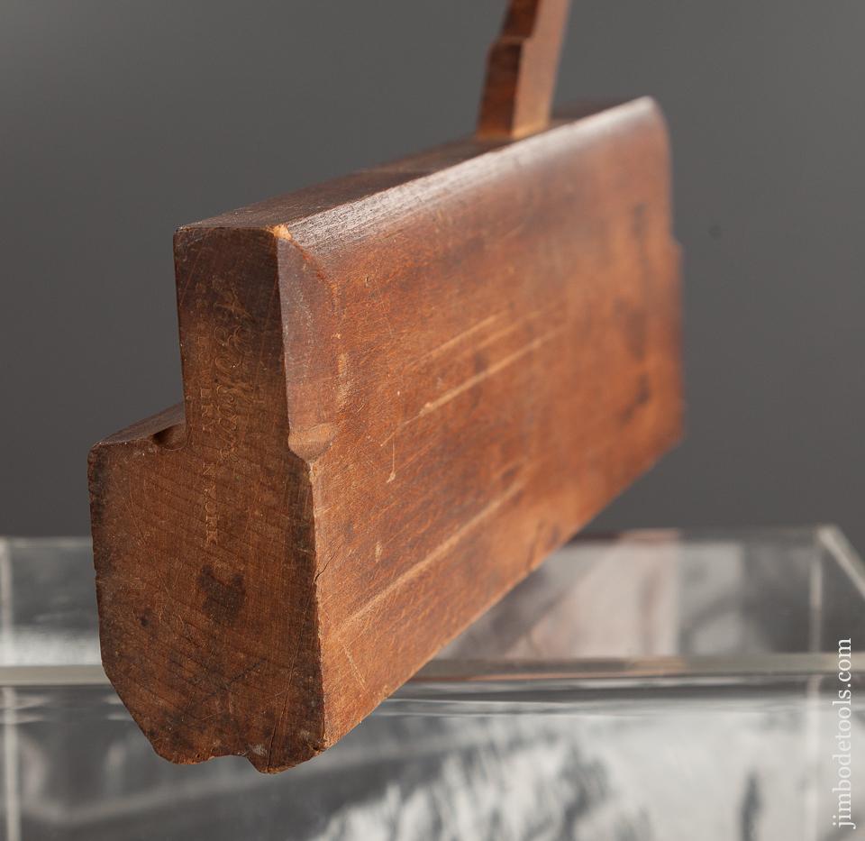 A.G. MOORE Molding Plane with Unusual Profile circa 1853-61 GOOD+ - 77993