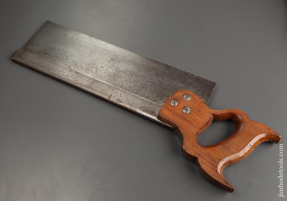 JUST SHARPENED 12 point 14 inch Crosscut DISSTON No. 4 Back Saw - 78017