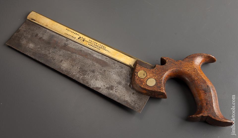 16 point 10 inch Rip COLVER BROS Brass Back Dovetail Saw FINE- 78018