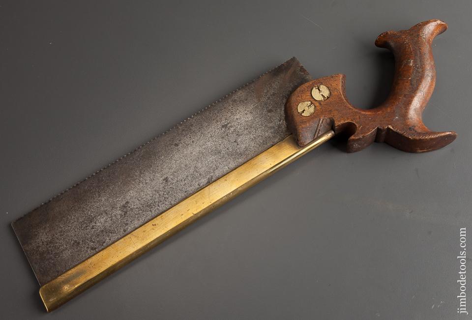 16 point 10 inch Rip COLVER BROS Brass Back Dovetail Saw FINE- 78018