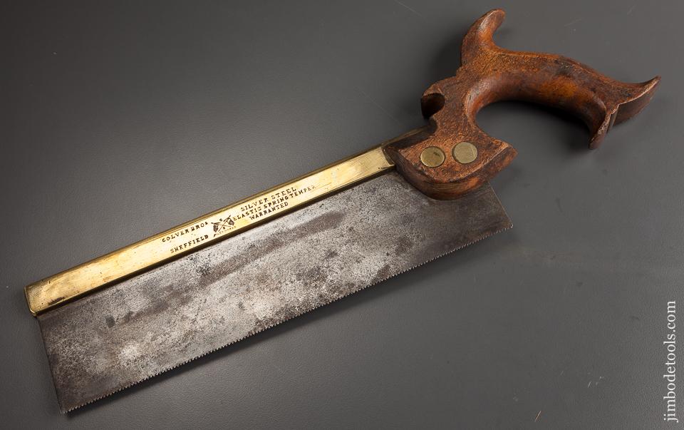 16 point 10 inch Rip COLVER BROS Brass Back Dovetail Saw FINE- 78018