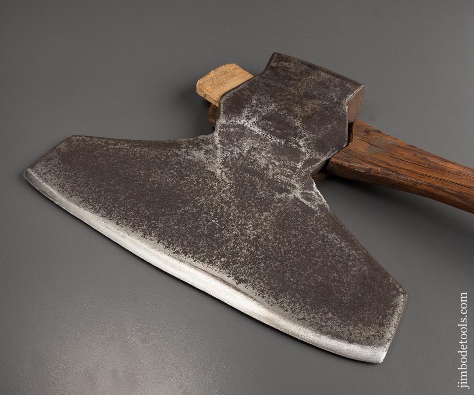Early COLLINS HARTFORD Broad Axe Hewing Axe - 78040