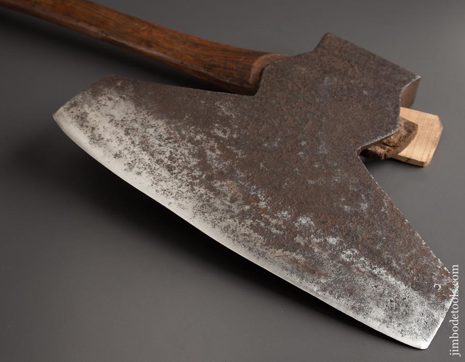 Early COLLINS HARTFORD Broad Axe Hewing Axe - 78040