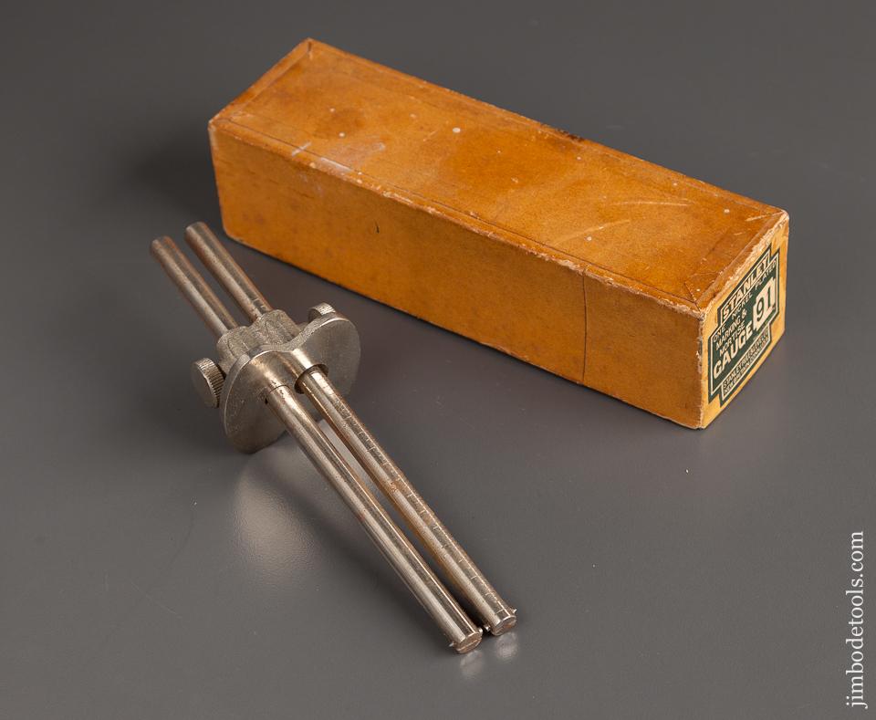 STANLEY No. 91 Marking & Mortise Gauge Mint in Original Box - 78056R