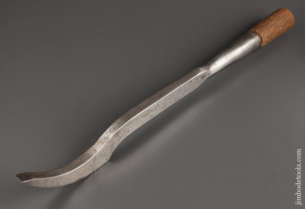 1/2 x 19 inch MARSDEN Ash-Handled Swan Neck Mortise Chisel - 78062R