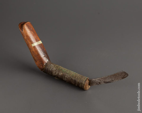 Early Maine Native American Crooked Knife - 78063R