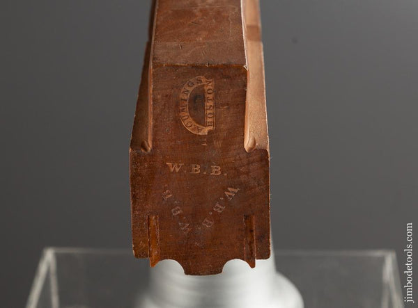 1/2 inch A. CUMINGS BOSTON Coming & Going Side Bead circa 1850 - 78077R