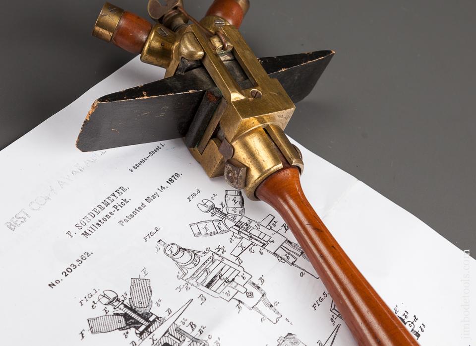6x12 inch SONDERMEYER Patent May 14, 1878 Mill Pick Model - 78080R