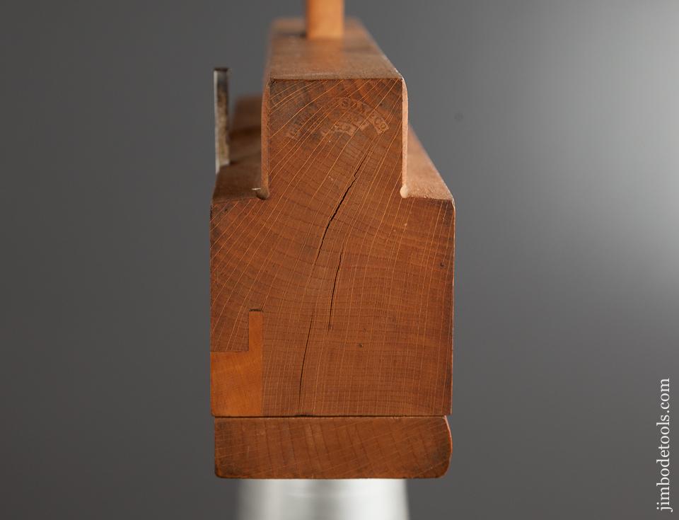 DEAD MINT Moving Filletster Plane by G.W. DENISON Winthrop, CT circa 1868-84 NEW OLD STOCK - 78083RU 