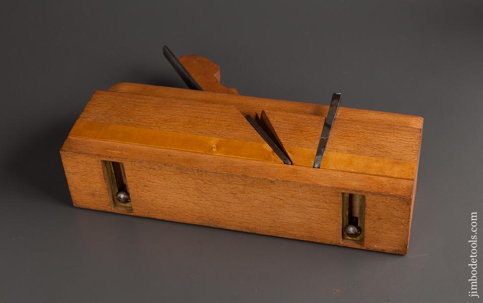 DEAD MINT Moving Filletster Plane by G.W. DENISON Winthrop, CT circa 1868-84 NEW OLD STOCK - 78083RU 