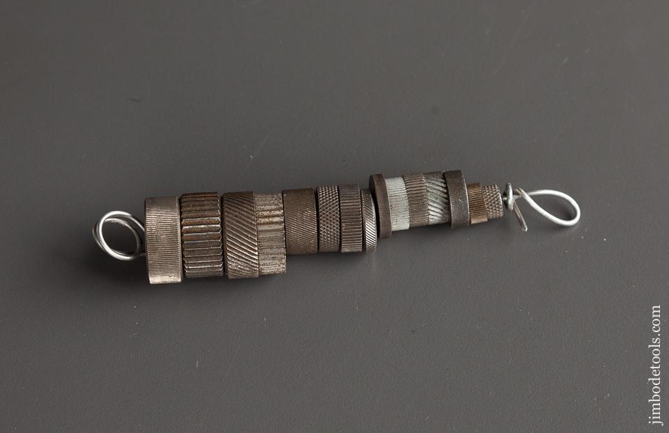 15 Assorted Hardened Master Knurls for Steel - 78085M