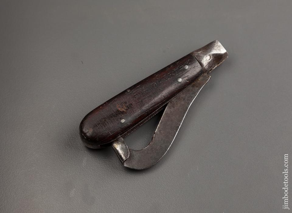 Early O. GLASIER Folding Rosewood Handled Race Knife - 78097RU