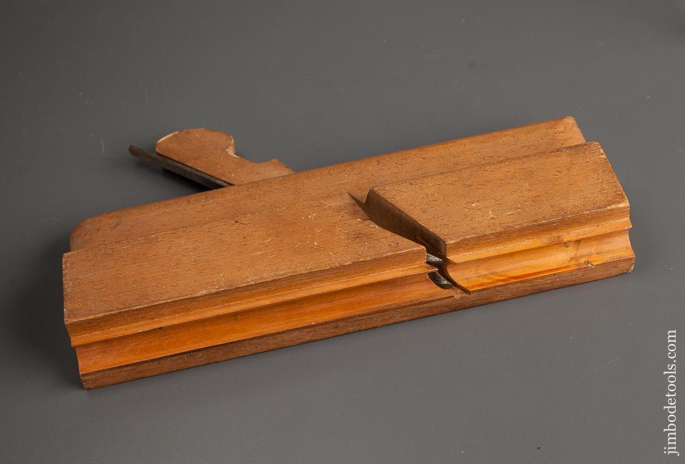 UNUSED 1/2 inch JOHN M TABER NEW BEDFORD Full Boxed Side Bead Molding Plane circa 1820-72 EXTRA FINE - 78116