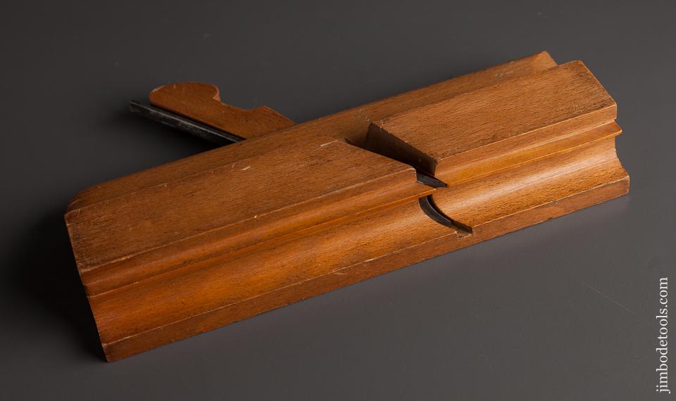 7/8 inch JOHN M TABER NEW BEDFORD MA Side Bead Molding Plane circa 1820-72 EXTRA FINE - 78117