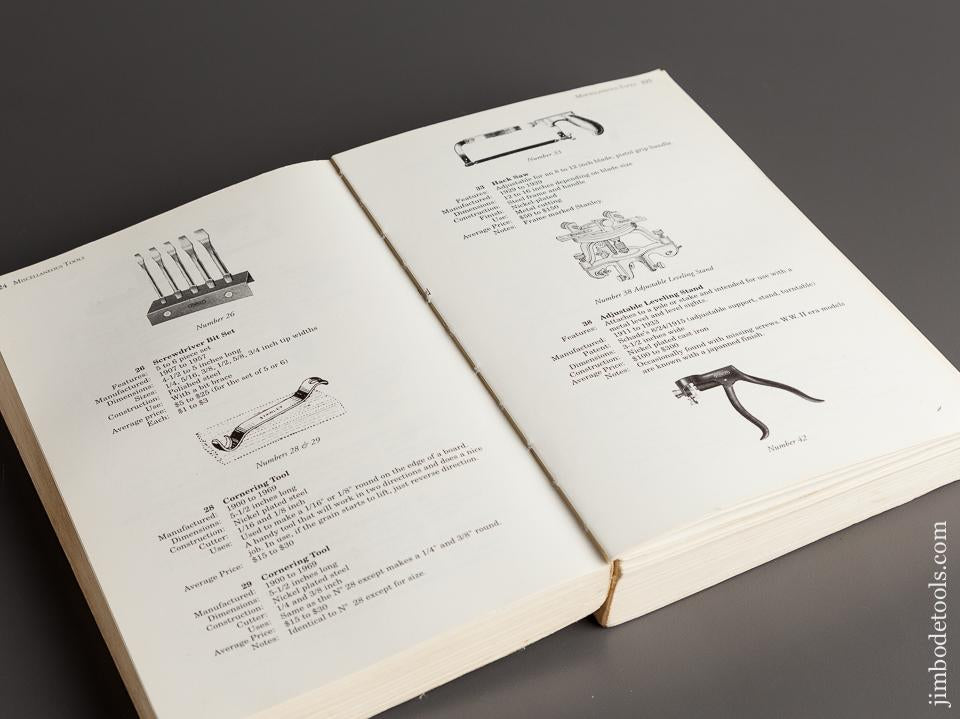 Book:  ANTIQUE & COLLICTIBLE STANLEY TOOLS GUIDE TO IDENTITY & VALUE by John Walter - 78134