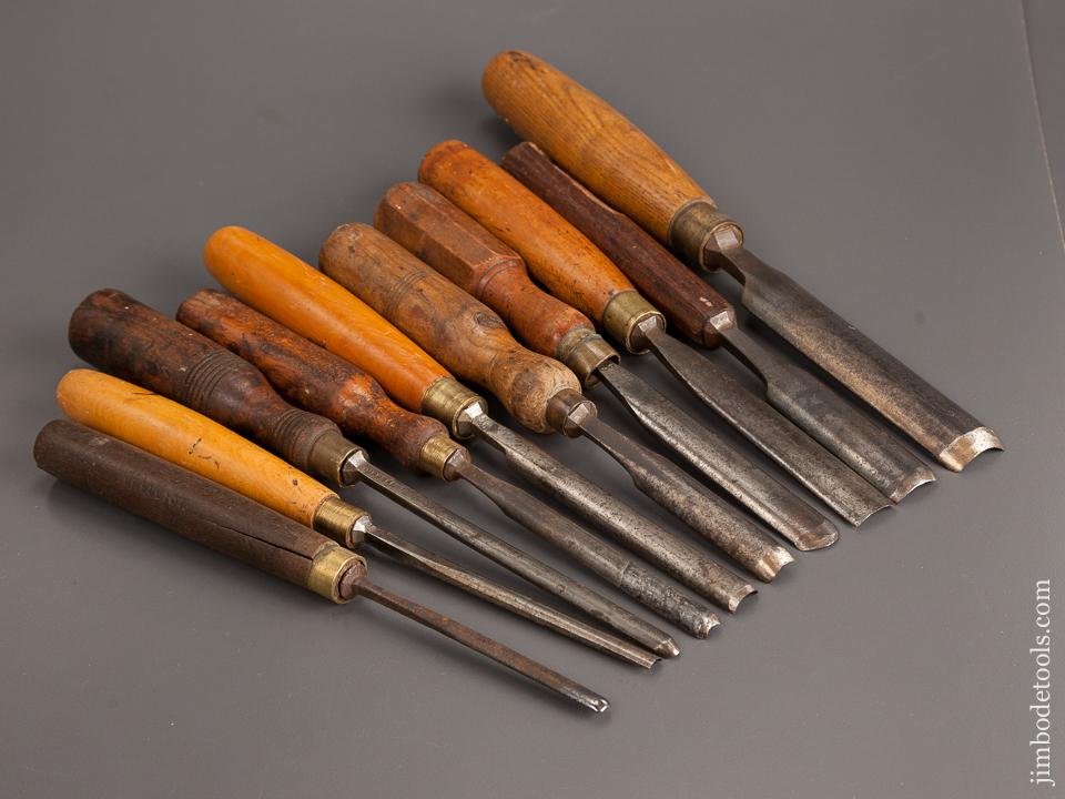 Sample Of Gouges Ten Good Gouges - 78148 – Jim Bode Tools
