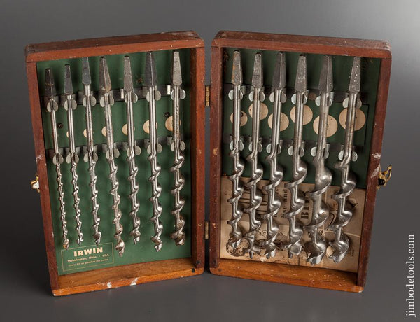 Complete Set of IRWIN Auger Bits in Original Box - 78161