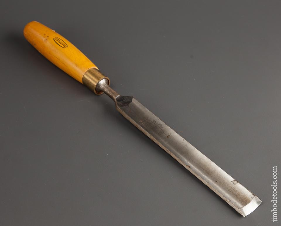 MARPLES 1 x 16 inch Boxwood Handled Paring Gouge EXTRA FINE - 78209