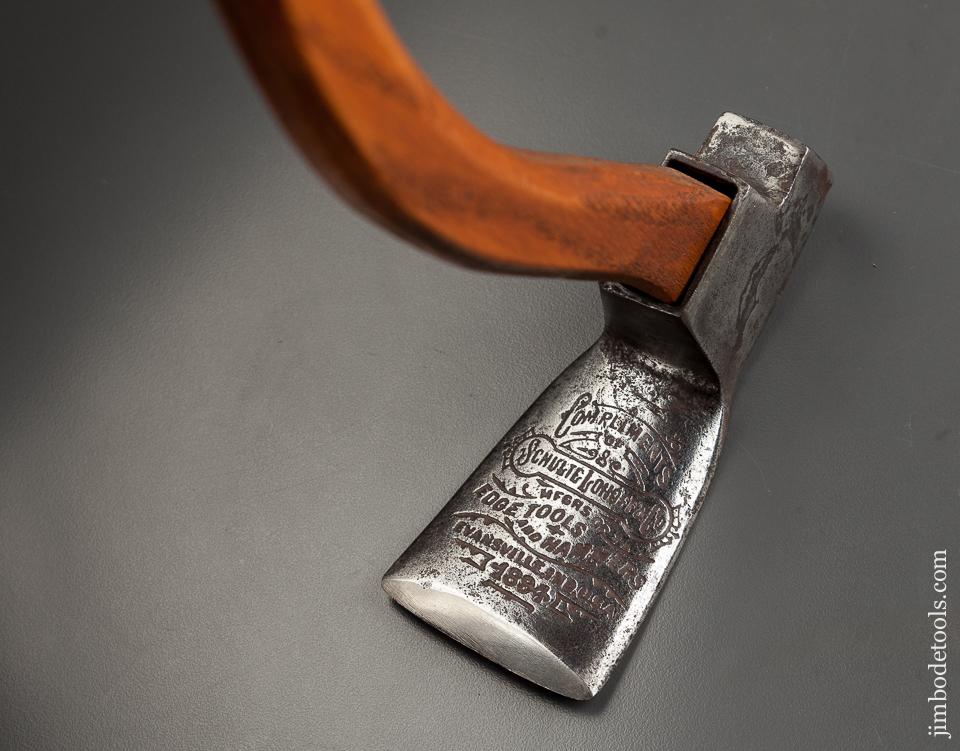 SCHULTE LOHOFF & CO. Miniature 12 1/2 x 4 7/8 inch Salesman's Sample Embossed Adze - 78229R