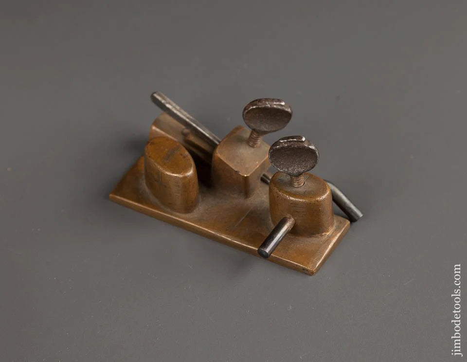 Interesting 3 5/8 x 1 1/2 inch Brass Plane - 78233R