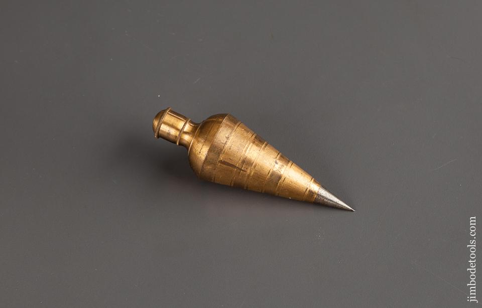 Fancy 9 3/4 ounce 4 1/4 inch Brass Plumb Bob - 78239R