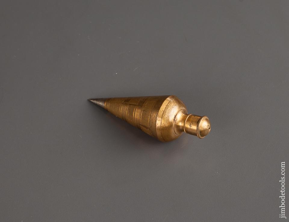 Fancy 9 3/4 ounce 4 1/4 inch Brass Plumb Bob - 78239R