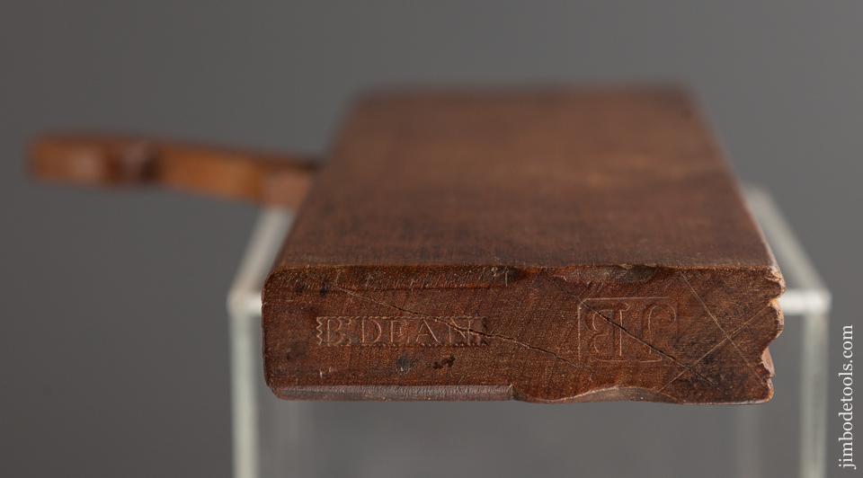 18th Century 9 7/8 inch Yellow Birch Complex Molding Plane by B. DEAN Raynam MA circa 1786-1814 FANTASTIC - 78244RU