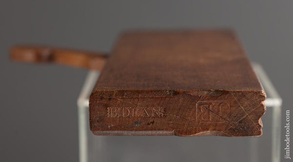 18th Century 9 7/8 inch Yellow Birch Complex Molding Plane by B. DEAN Raynam MA circa 1786-1814 FANTASTIC - 78244RU