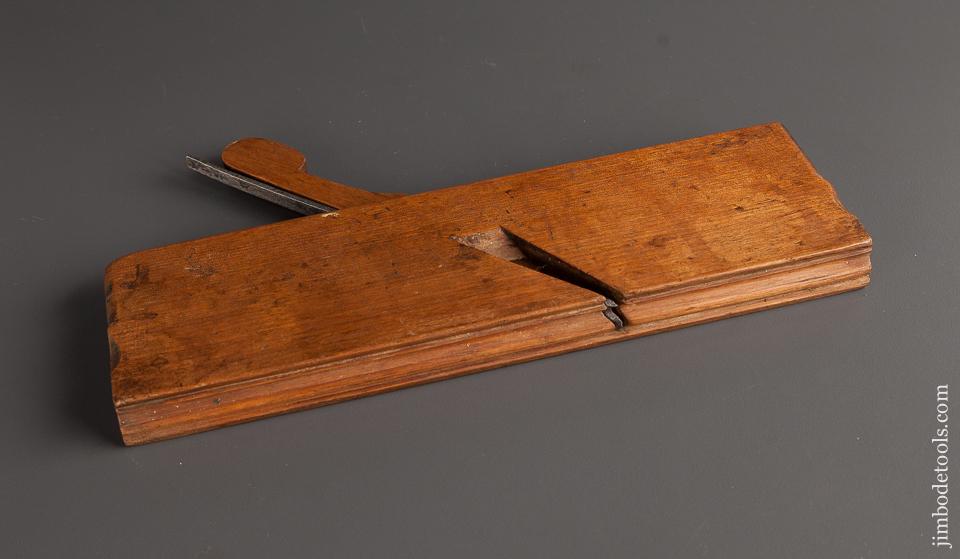18th Century 9 7/8 inch Yellow Birch Complex Molding Plane by B. DEAN Raynam MA circa 1786-1814 FANTASTIC - 78244RU