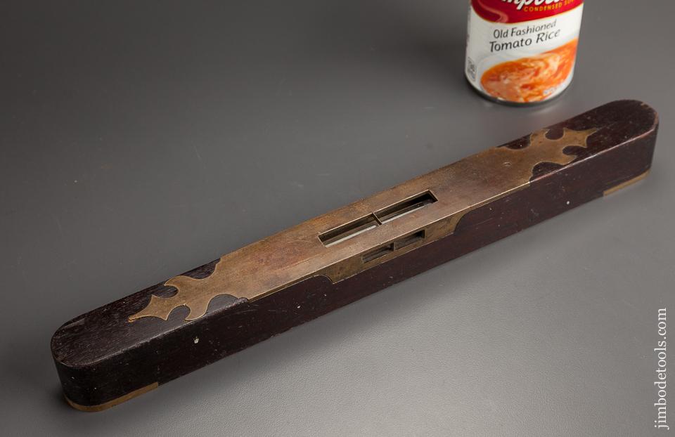 Enormous Ornate Rosewood and Brass 14 inch Level - 78255R