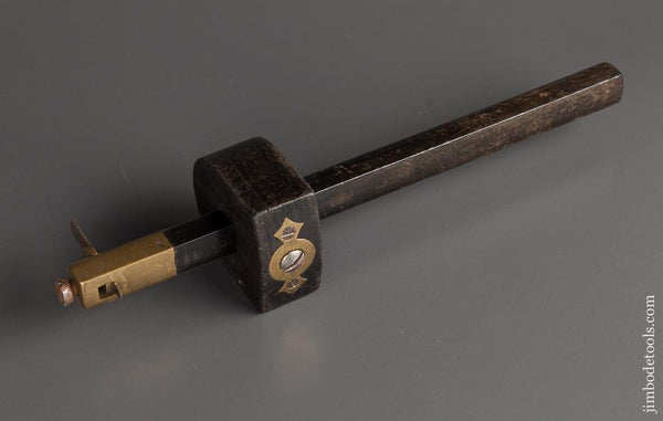 Fine 10 1/2 inch Ebony Slitting Gauge - 78257R
